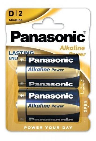Panasonic ALKALINE Power góliát elem D LR20 Bl/2