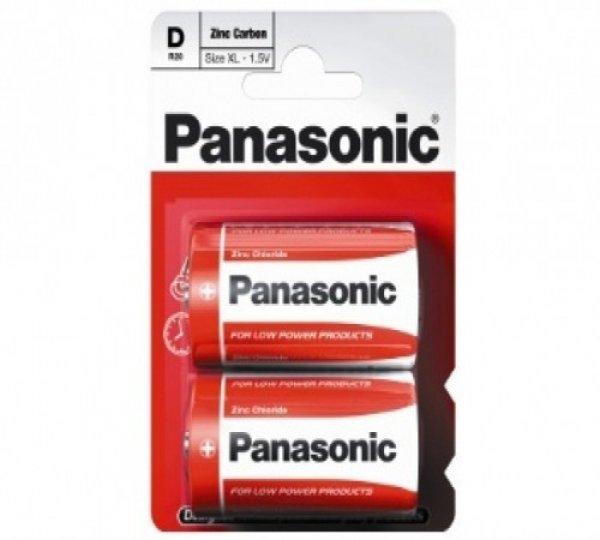 Panasonic RED féltartós elem góliát D (R20)bl/2