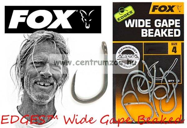 Fox Edges™ Edges™ Wide Gape Beaked Barbless- Bojlis Horog Szakáll Nélküli
10Db (Chk188 Chk189)