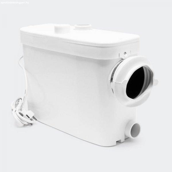 3/1 WC és háztartási szennyvízátemelő, darálós WC 450W oldalsó
csatlakozással