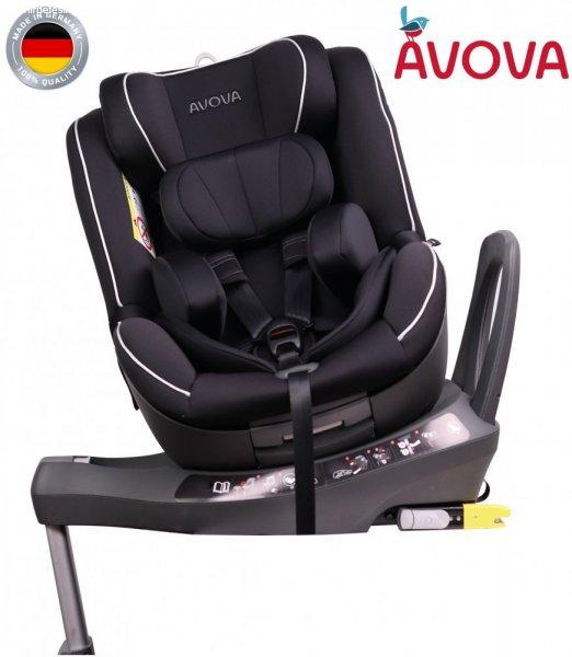 Avova Sperber-Fix I-Size 360° biztonsági gyerekülés 40-105 cm - Pearl black 