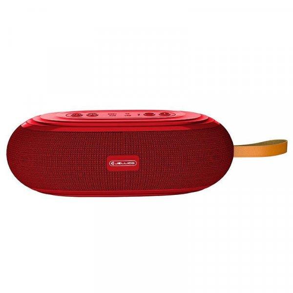 Jellico D1 Bluetooth 5.0 hangszóró és kihangosító micro SD olvasóval, FM
rádióval, USB porttal 3W piros