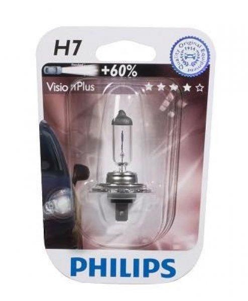 PHILIPS Izzó H7 12V 55W PX26d VISION PLUS (BLISTER)