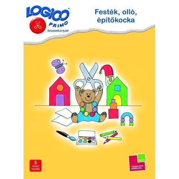 Logico Primo feladatkártyák - Festék, olló, építőkocka