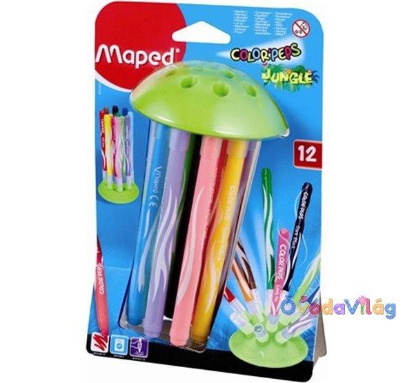 Filctoll készlet 12db-os MAPED "Color Peps Jungle" elhagyhatatlan
kupakos