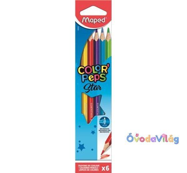 Színes ceruza készlet 6db-os MAPED "Color Peps"