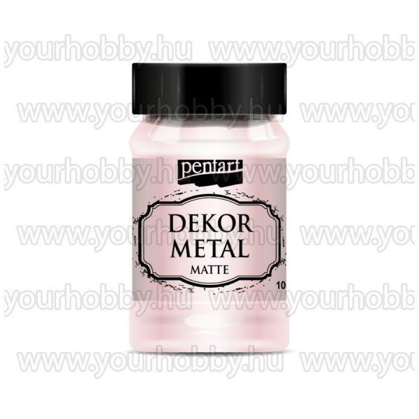 Pentart Dekormetál matt festék 100ml - Rózsaarany