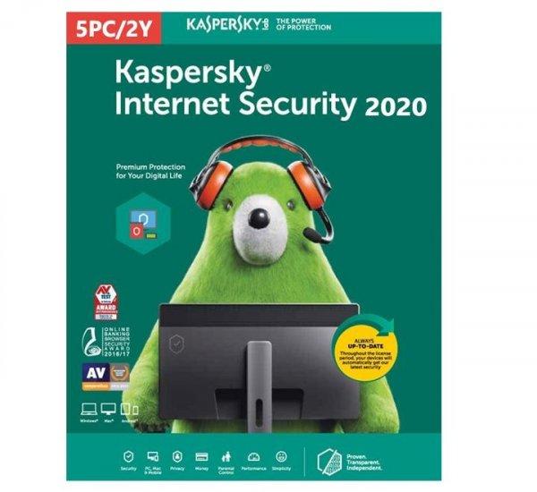 Kaspersky Internet Security 2020 - 5 Device MD 2 year EU