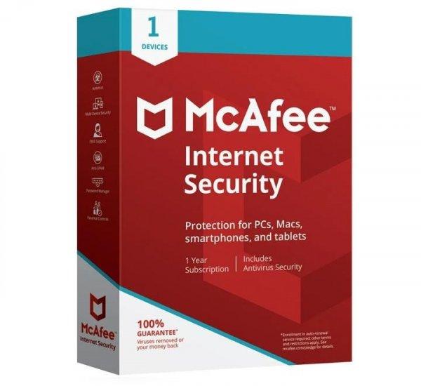 McAfee Internet Security 2020 - 1 User 1 year