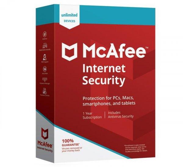 McAfee Internet Security 2020 - Unlimited Users (10 Device) 1 year