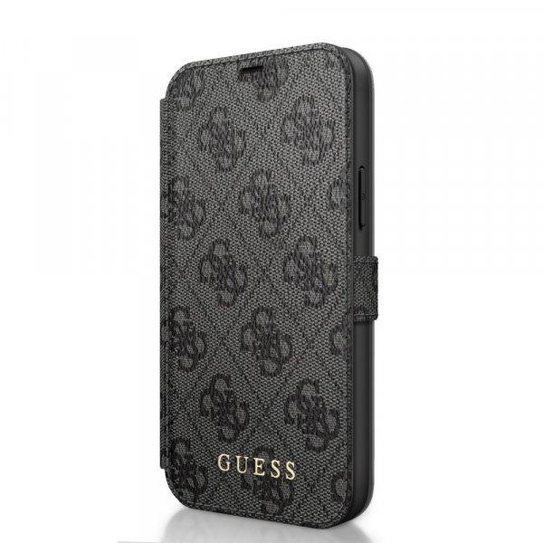 Guess Apple iPhone 12 Mini 2020 (5.4) oldalra nyíló könyv tok szürke
(GUFLBKSP12S4GG)