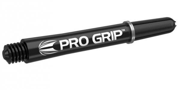 Dart szár, Target Pro Grip, műanyag,fekete, Intermediate Plus, 44,5mm