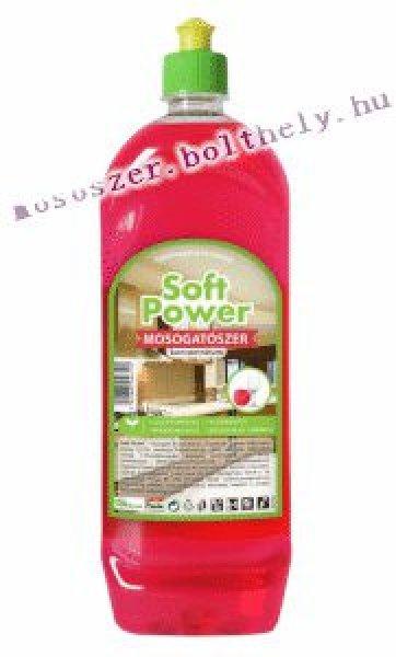 Soft Power mosogatószer 1 l málna illattal