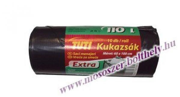 Kukazsák 10 db 60x100 cm 110 liter Tuti Extra