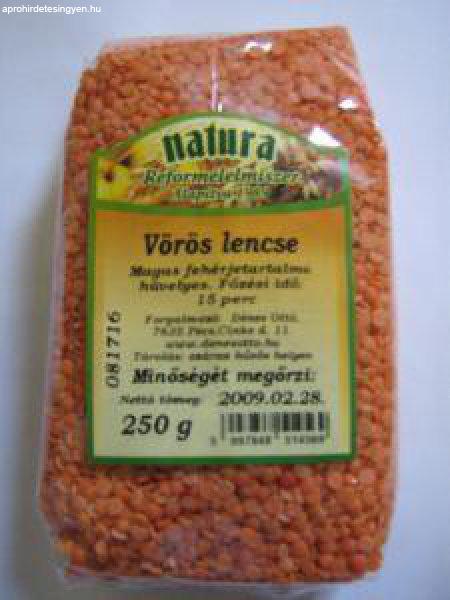 Dénes Natura Vörös lencse (250 g)