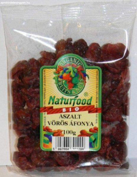 Naturfood Bio Aszalt Vörösáfonya (100 g)
