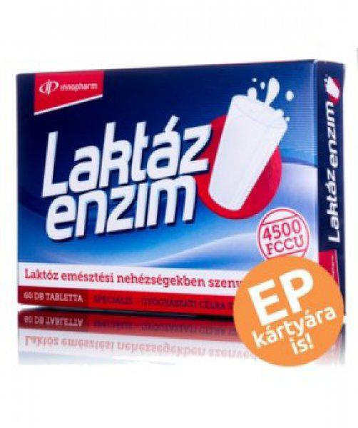 Innopharm InnoLact Laktáz enzim 6000 FCCU tabletta (60 db)