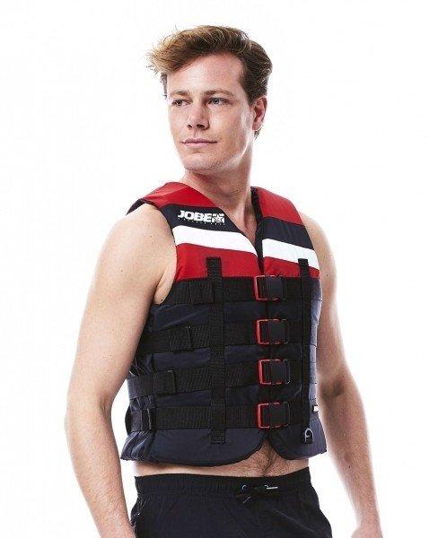 Sportmellény Jobe 4 Buckle Vest Red XL