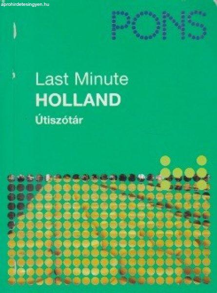 Pons Last minute - Holland - Útiszótár - Antikvár