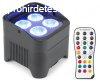 BEAMZ  BBP94 BATTERY UPLIGHT PAR 4X 10W