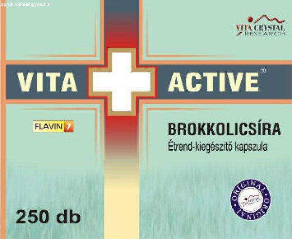 Vita Crystal Vita+Active Brokkolicsíra kapszula 250db