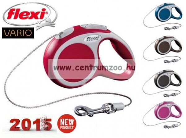 Flexi Vario New M Red 5M 20Kg Automata Póráz -Piros