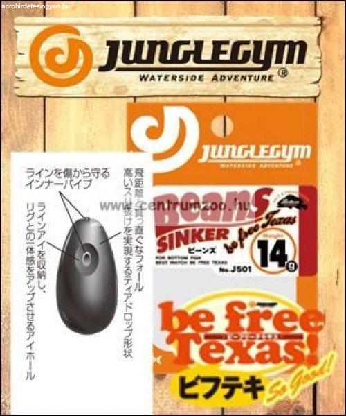 Sasame Junglegym Beans Sinker Be Free Texas 14g jig ólomfej (J501)