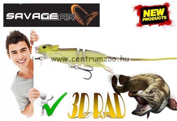 Savage Gear 3D Rad 20Cm 32G 08-Fluo Yellow Mű Úszó Patkány Csukára,
Harcsára (58316)
