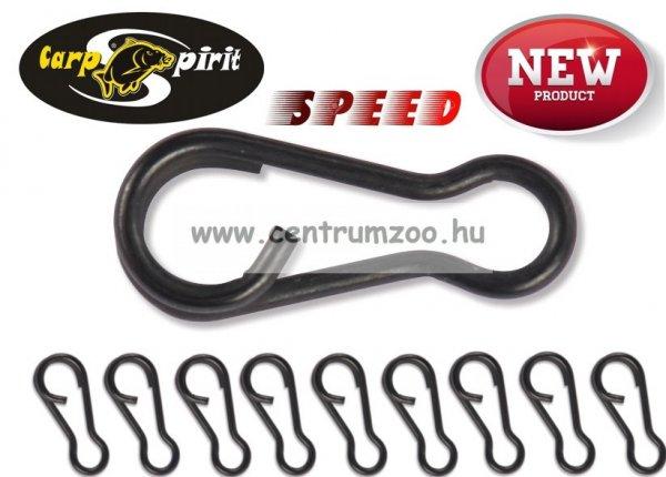 Carp Spirit Quick Clip Gyorskapocs Matt Fekete 10Db (Acs290008)