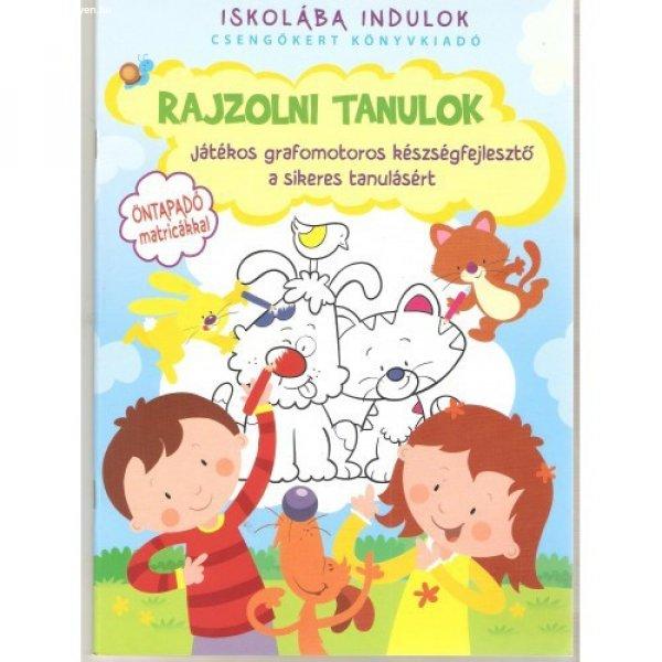 Rajzolni tanulok - Iskolába indulok (öntapadó matricákkal)