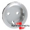 Legrand Cliane 2P+F csatlakozaljzat burkolat, titn, Legra