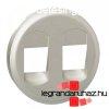 Legrand Cliane 2xhangszr csatlakozaljzat burkolat, titn