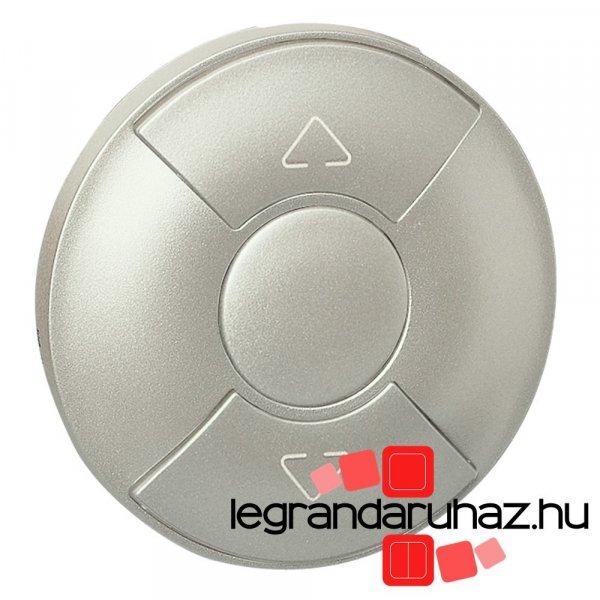 Legrand Céliane redőnykapcsoló/nyomó burkolat, titán, Legrand 068451