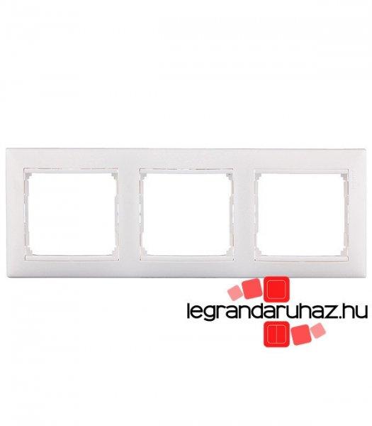 Legrand Valena hármas keret vízszintes fehér, Legrand 774453