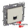 Legrand Nilo 1xRJ45 Cat.6 UTP csatlakozaljzat, bzs, Legra