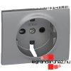 Legrand Galea Life 2P+F burkolat biztonsgi zsaluval, alumn