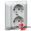 Legrand Galea Life 2X2P+F aljzat, csavaros, alumnium, Legra