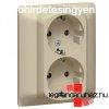 Legrand Galea Life 2X2P+F aljzat, csavaros, titnium, Legran