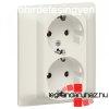 Legrand Galea Life 2X2P+F aljzat, csavaros, gyngyhz, Legra