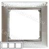 Legrand Valena keret hrmas, vzszintes, alumetl, Legrand 7