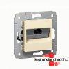 Legrand Cariva LCS2 1XRJ45 Cat.6 UTP aljzat keret nlkl bz