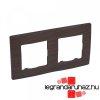 Legrand Nilo kettes keret, stt fa dekor, Legrand 397092