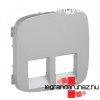 Valena Allure 2xRJ11/RJ45 aljzat burkolat, Alumnium, Legran