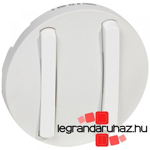 Céliane kettős keskeny billentyű fehér, Legrand 065002