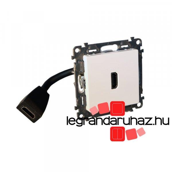 Legrand Valena Life elővezetékelt HDMI 1.4 típusú csatlakozóaljzat, fehér,
Legrand 753175