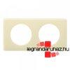 Legrand Cliane kettes keret elefntcsont, Legrand 066622