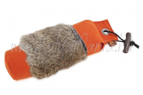Firedog Standard dummy 1000 g khaki with rabbit fur