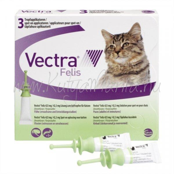 Vectra® Felis spot on rácsepegtető oldat macska 3 pip