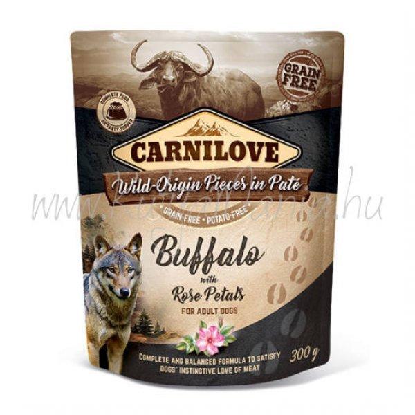 Carnilove Adult tasakos Paté - bivaly rózsaszirommal 300g