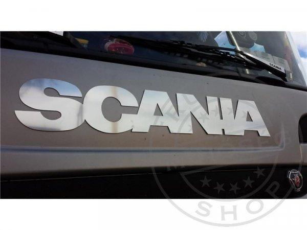 Scania inox felirat 64x10 cm